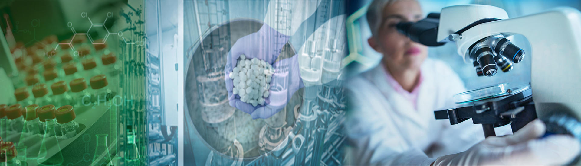 A women testing samples in RedLotus Pharmtech laboratories.